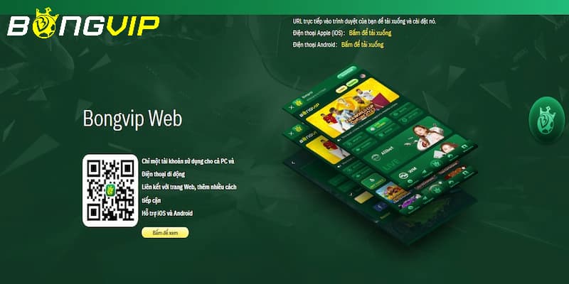 Cách tải app bóng vip trên điện thoại