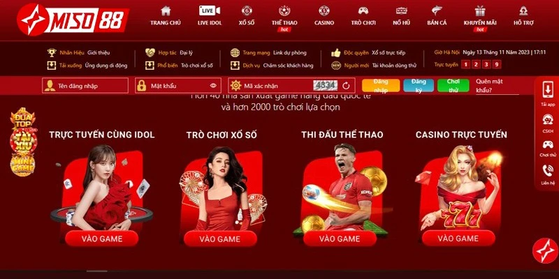 Các ưu điểm khi tham gia đặt cược tại trang Miso88.